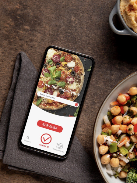 Restaurant team preparing customer orders